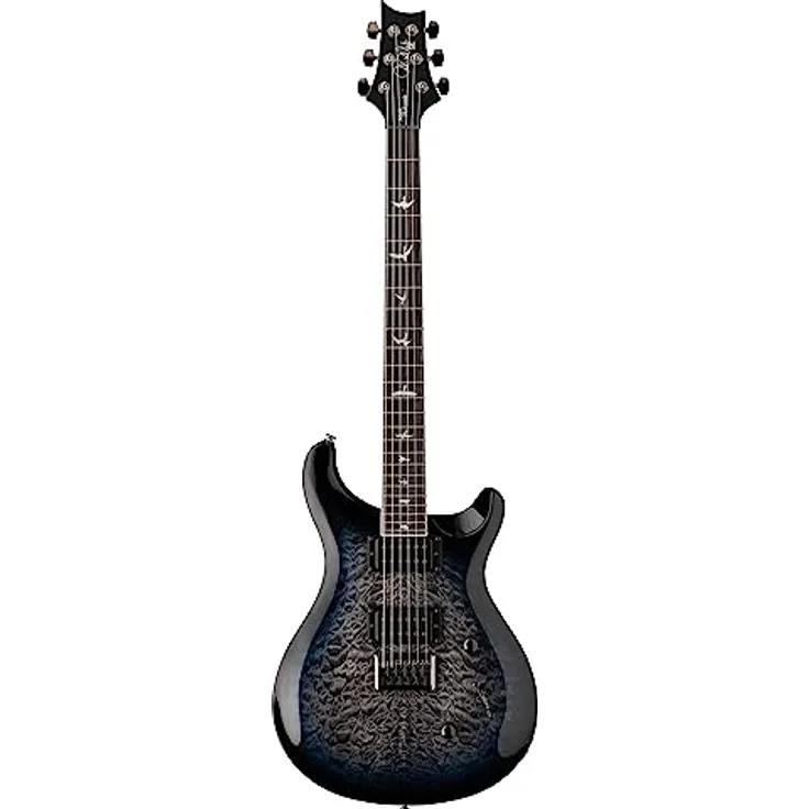 PRS SE Mark Holcomb HL, DC-Style E-Gitarre mit Mahagoni-Korpus, Ahorn-Decke und Seymour Duncan Tonabnehmer, Holcomb Blue Burst