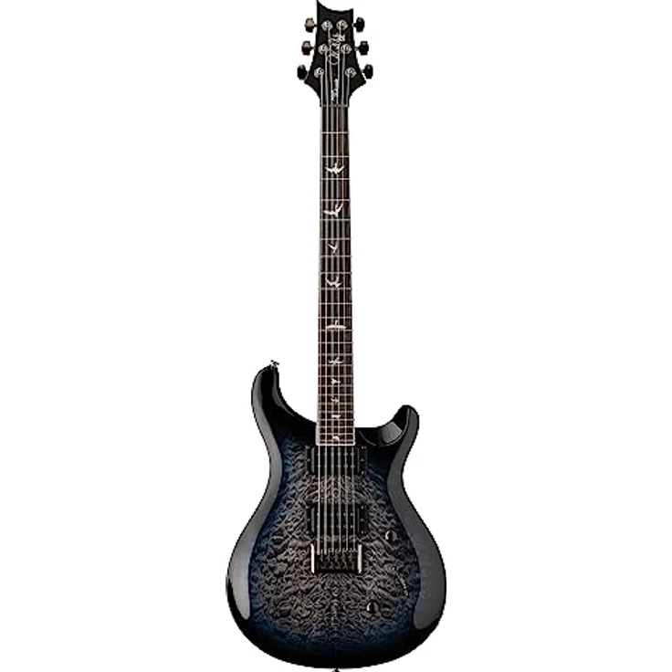 PRS SE Mark Holcomb HL, DC-Style E-Gitarre mit Mahagoni-Korpus, Ahorn-Decke und Seymour Duncan Tonabnehmer, Holcomb Blue Burst – Bild 1