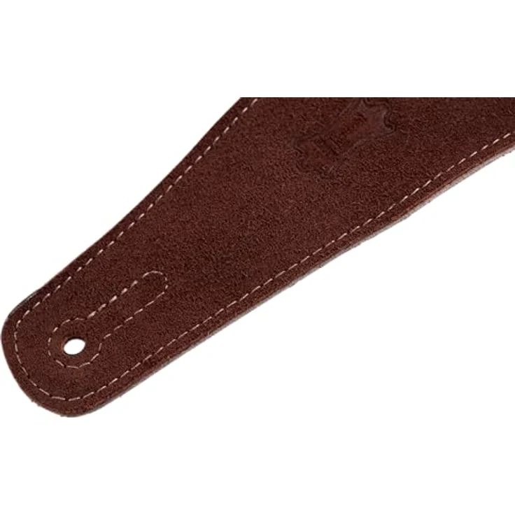 Levys Rust Suede Strap 2,5", Gitarrengurt aus hand-brushed Leder, rost-braun, verstellbar von 97 cm bis 130 cm – Bild 3