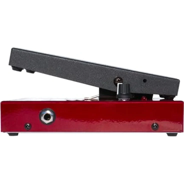 Morley MTTW Tone Questor Wah, Wah Effekt Pedal mit schalterloser Bedienung, dB-Regler bis zu 15 dB Boost, rubinrote prismatische Oberfläche, platzsparendes Design – Bild 4
