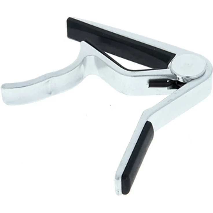 Harley Benton HBCA-7D-A D-Style Capo A/E, leichter Kapodaster mit einhandbedienung und robustem Federmechanismus für gewölbte Griffbretter