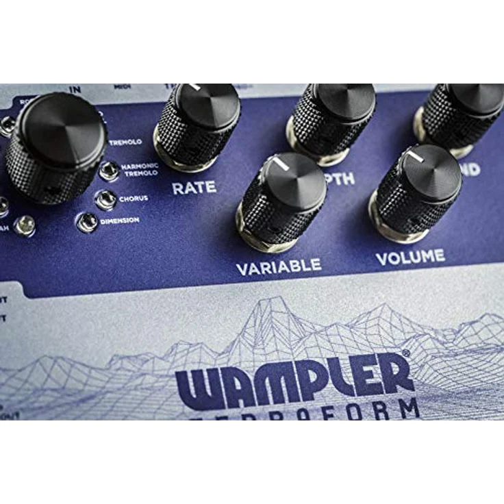 Wampler Terraform Modulator, Effektpedal mit 11 Modulationseffekten, 8 Presets, MIDI-Steuerung und True Stereo – Bild 9