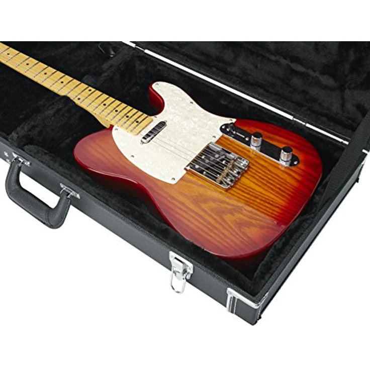 Gator GW - Electric Guitar Case, Koffer für E-Gitarre aus Sperrholz, Kunstleder, schwarz, Innenmaße 105 cm x 32 cm x 9 cm, 3,81 kg – Bild 8