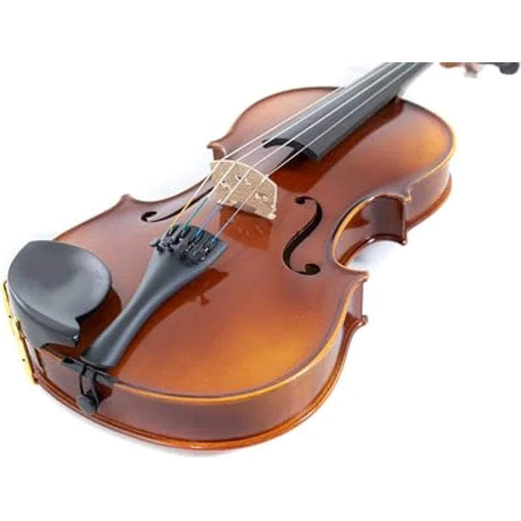 Gewa Allegro Violin Set 4/4 SC CB, vollmassive Violine aus europäischen Tonhölzern, braun-bernsteinfarbener Naturharzlack, Carbonbogen, inklusive Violinetui mit Rucksackriemen – Bild 4