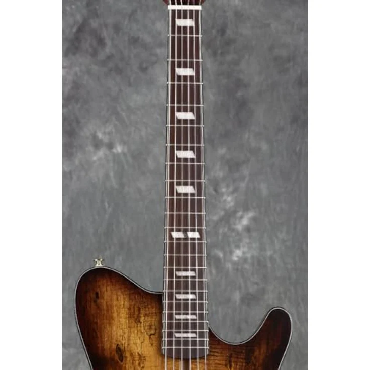 Ibanez FRH20SMN-TCL Konzertgitarre, 6-saitig, Sapele/Boden, Spalted Maple/Decke, Tobacco Burst Low Gloss, mit Ibanez AEQ210T Preamp und eingebautem Tuner – Bild 10