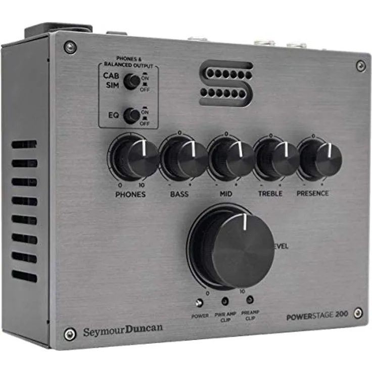 Seymour Duncan Ampli 200 Watt, E-Gitarren-Leistungsverstärker mit schaltbarem Entzerrer und Lautsprecher-Simulation
