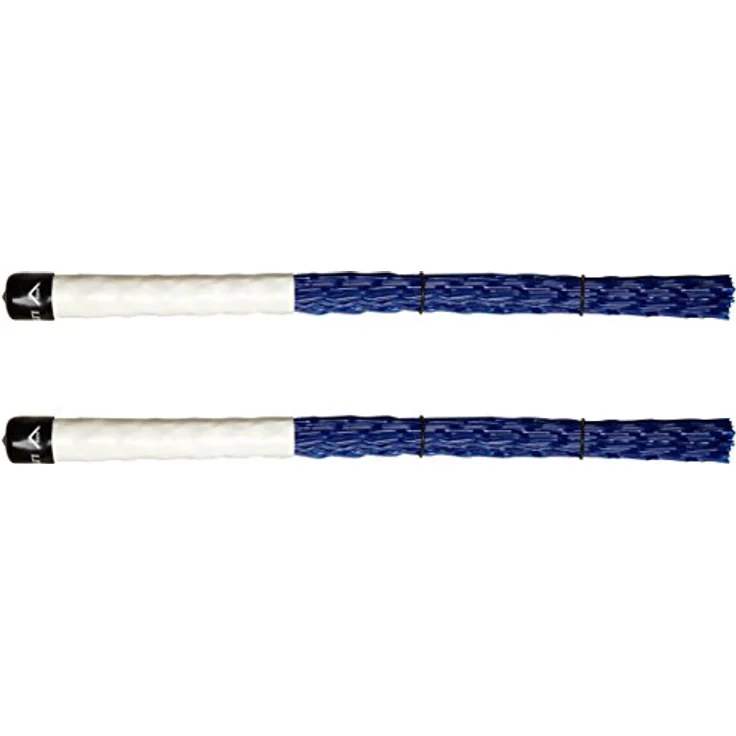 Vater VBLM Little Monster Brush, Drumsticks mit 16,5 mm Durchmesser und verschiebbaren Gummiringen für variablen Sound, Paar – Bild 1
