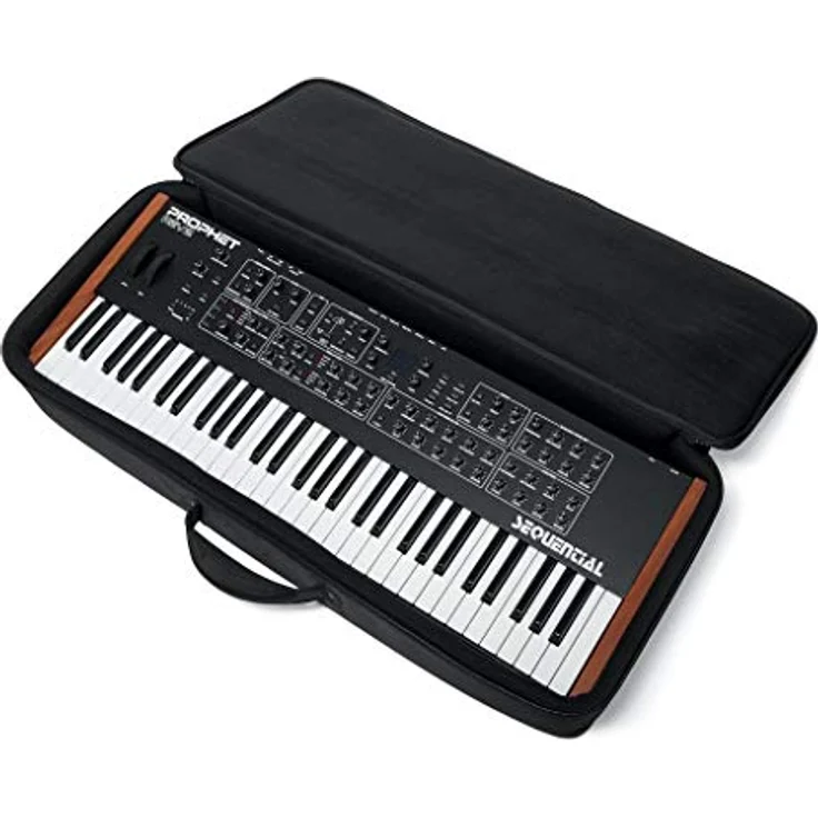 Analog Cases Sustain Case 49, Universelles Keyboardcase mit EVA-Schaumstoffpolsterung und Rucksackriemen für 49 Tasten Synthesizer – Bild 1