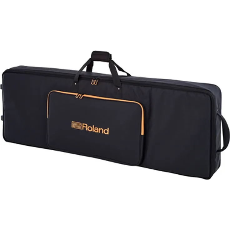 Roland SC-G76W3, halbstarre Keyboard Transporttasche mit Rollen, für 76-Tasten-Keyboards, dicke Polsterung, große Vordertasche