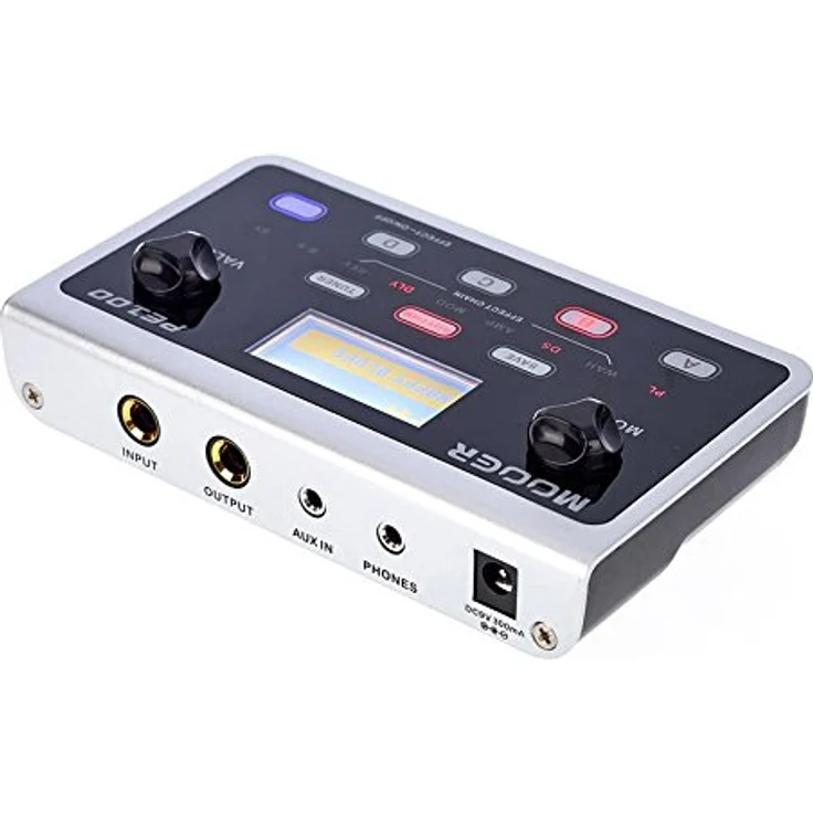 Mooer PE 100 Portable Guitar Effects, Multieffektgerät für E-Gitarre mit 39 Effekttypen, 99 Presets, integrierten Stimmgerät und Schlagzeug-Rhythmen, kompakt und leicht – Bild 4