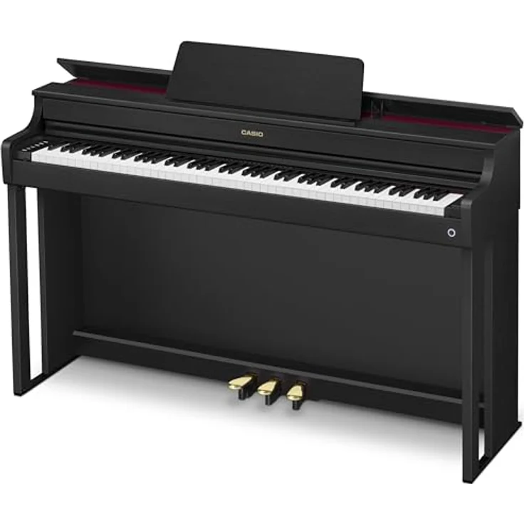 Casio AP-300 BK, Digitalpiano mit 88 gewichteten Tasten, 19 Sounds, MIDI- und Audio-Recording, schwarz – Bild 8