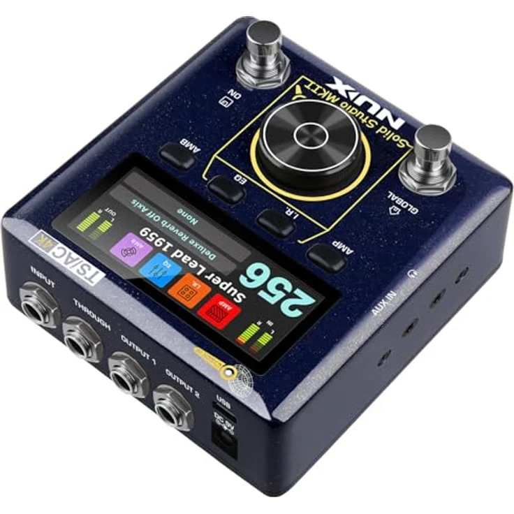 Nux Solid Studio MKII B-Stock, Gitarren-Multieffekte mit Stereo CYBER IR™ Engine, 128 Preset-Speicherplätzen, Aluminium-Druckguss-Gehäuse – Bild 3