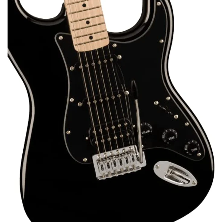 Fender Squier HSS MN Black, E-Gitarre im ST-Format mit sorgfältiger Verarbeitung und hochwertigen Materialien – Bild 3