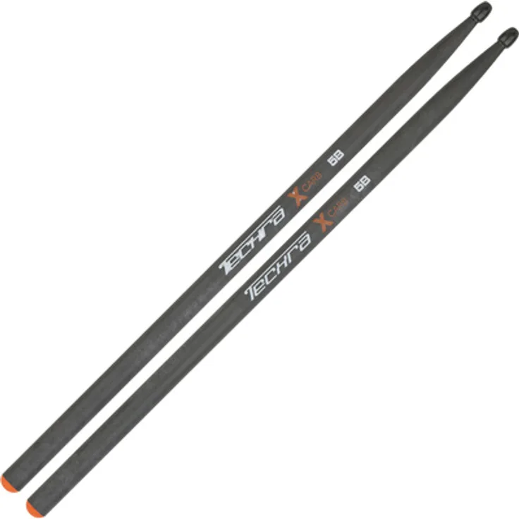 Techra XCarb 5b, Carbon Drumsticks aus extrem haltbarem Material, 20% leichter, Länge 404mm, Durchmesser 14,8mm