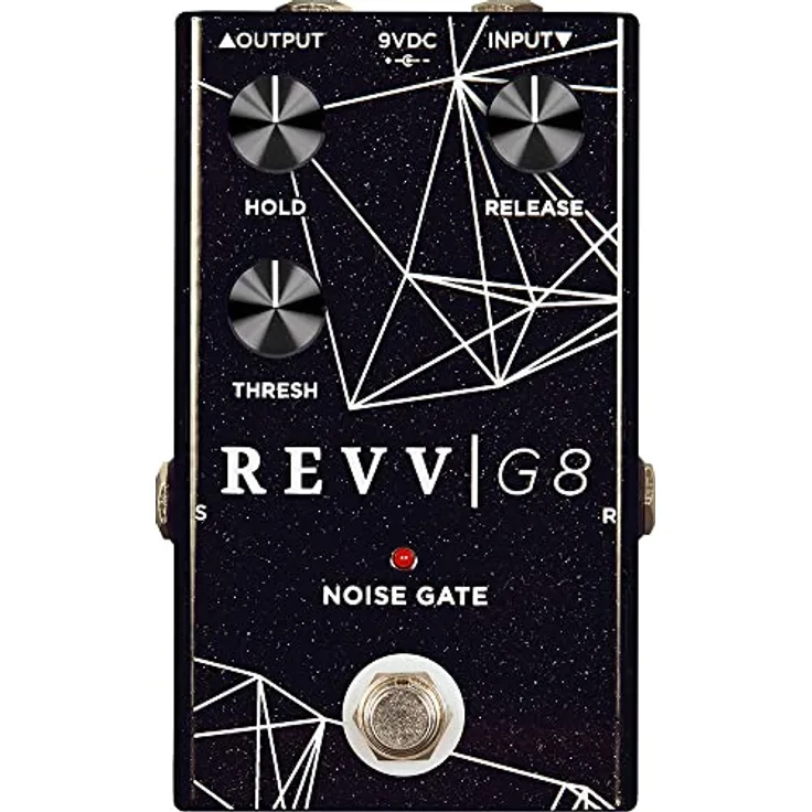 Revv G8 Noise Gate, Effektpedal für E-Gitarre mit Send/Return-Loop, True Bypass, made in Canada