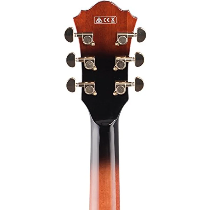 Ibanez Artcore Expressionist AG95QA-DBS, Halbakustik Gitarre in Dark Brown Sunburst mit hochwertiger Verarbeitung – Bild 5