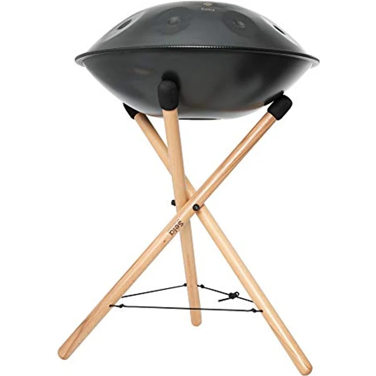 Sela SE 199 Handpan Ständer Medium, klappbar, höhenverstellbar aus Buchenholz mit rutschfesten Auflageflächen – Bild 4