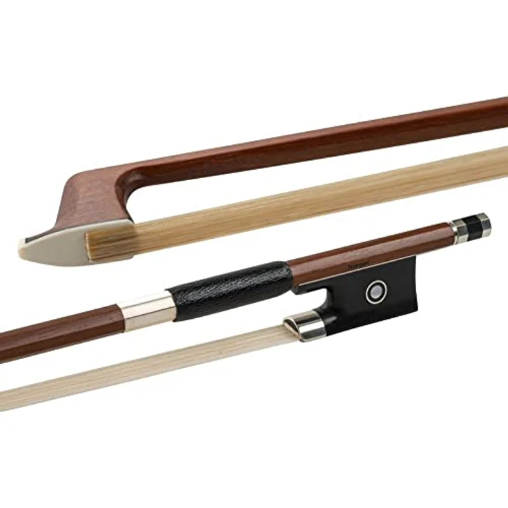 Gewa Violin Bow 4/4 Student Angular, Geigenbogen mit Massaranduba-Stange, Ebenholzfrosch und Naturhaarbezug – Bild 1