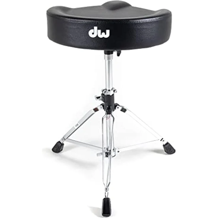 Drum Workshop Drums 3000 Series Drumhocker mit Sattelsitz, Chrom, flexibel und robust – Bild 2
