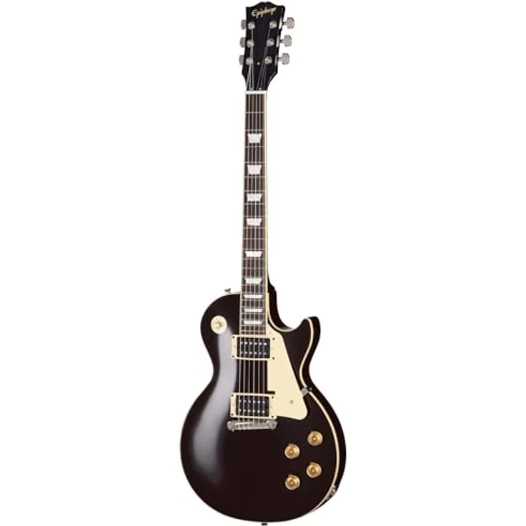 Epiphone Jeff Beck Oxblood 1954 Les Paul, SC-Style E-Gitarre mit Mahagoni-Korpus, Ahorn-Decke, Gibson Custombucker Tonabnehmer und Oxblood-Finish – Bild 1