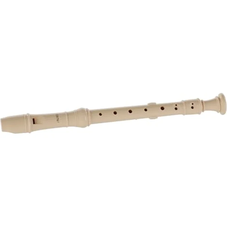 Aulos 303B Elite Soprano Recorder, barocke Griffweise mit Doppelloch, dreiteilig, Elfenbein, inkl. Tasche und Wischerstab – Bild 6