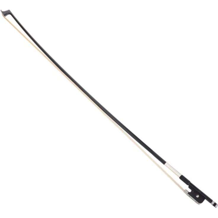 Gewa Advanced Carbon Viola Bow 4/4, runder Geigenbogen mit Ebenholzfrosch, Perlmuttauge und Neusilberbewicklung – Bild 1