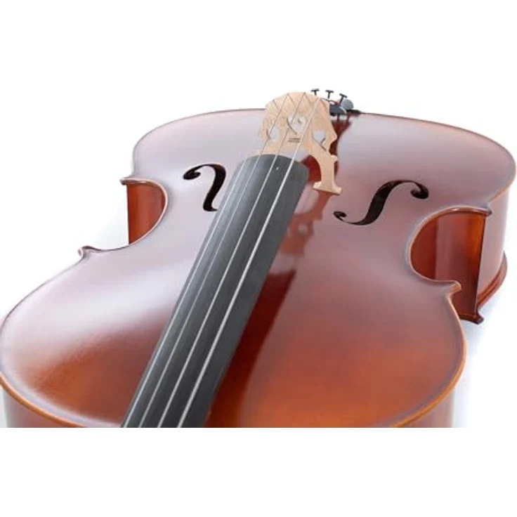 Gewa Ideale VC2 Cello Set 4/4 CB, vollmassives Cello aus europäischen Tonhölzern, rot-brauner Naturharzlack, inkl. Carbonbogen und Cellotasche mit Rucksackriemen – Bild 5