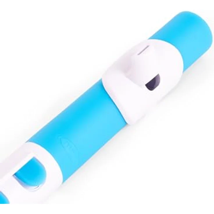 Nuvo TooT 2.0, Querflöte in C mit geradem Kopfstück, Silikonklappen, weiß-blau – Bild 4