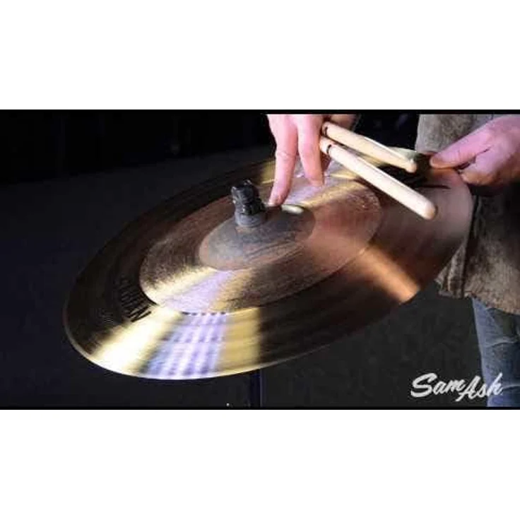 Sabian 18" AAX Freq Crash, explosives Schlagzeugbecken mit lautem, durchdringendem Sound, natural – Bild 6