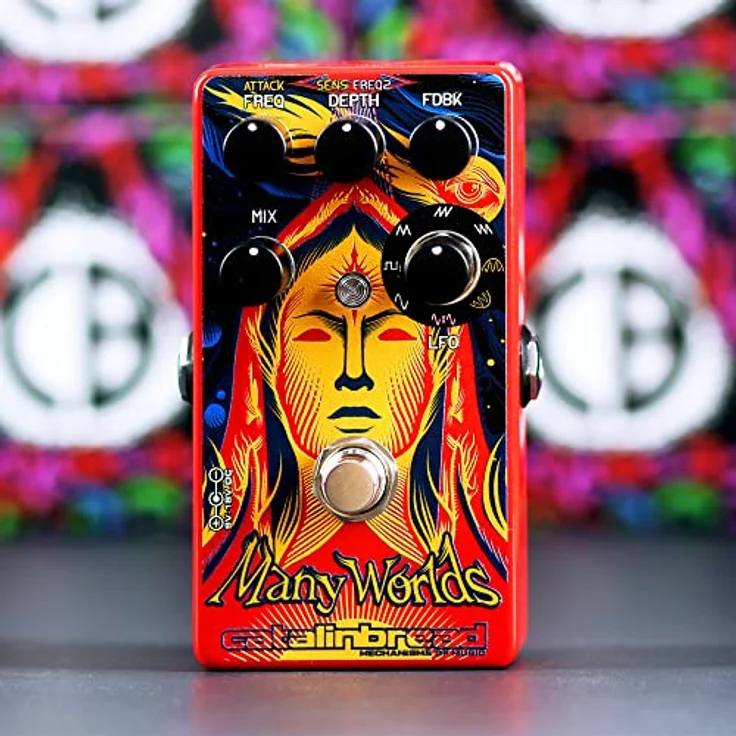 Catalinbread Many Worlds, Achtstufiger Phaser für E-Gitarre mit 8 wählbaren Phasenkontrollparametern und 6 LFOs, True Bypass – Bild 4