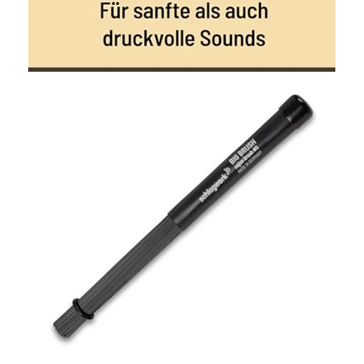 Schlagwerk BRC05 Cajon Big Brush, Drumsticks mit vielseitiger Soundvielfalt, 1 Paar – Bild 4