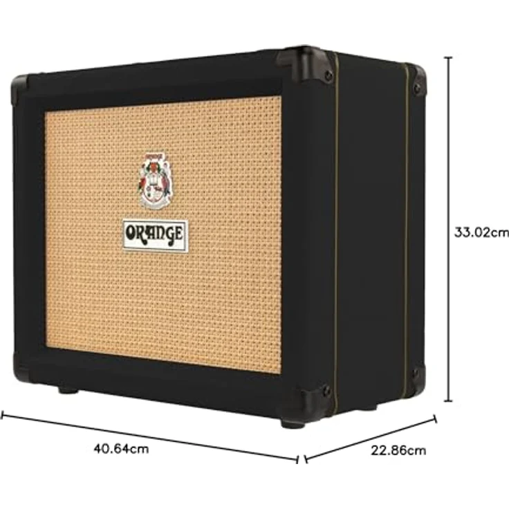 Orange Crush 20 Black, Solid State Combo für E-Gitarre mit 20 Watt Leistung, 1 x 8 Zoll Lautsprecher und 3 Band EQ, schwarz – Bild 6