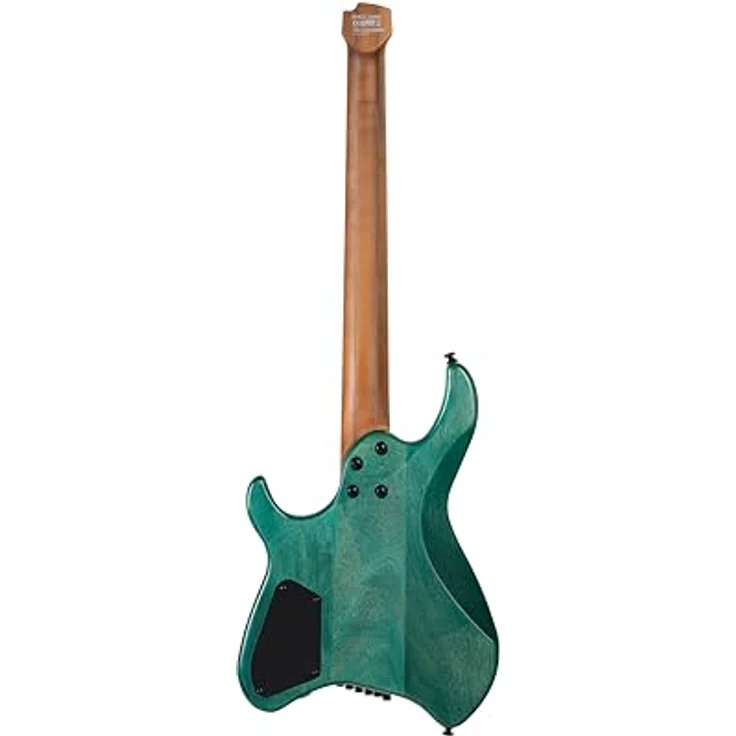 Cort Space G6MS SGTQ, 6-saitige Headless Multiscale E-Gitarre, Okoume Korpus, Turquoise Semi Gloss, mit 2 Cort Voiced Tone VTH-77 Humbuckern und Gigbag – Bild 2