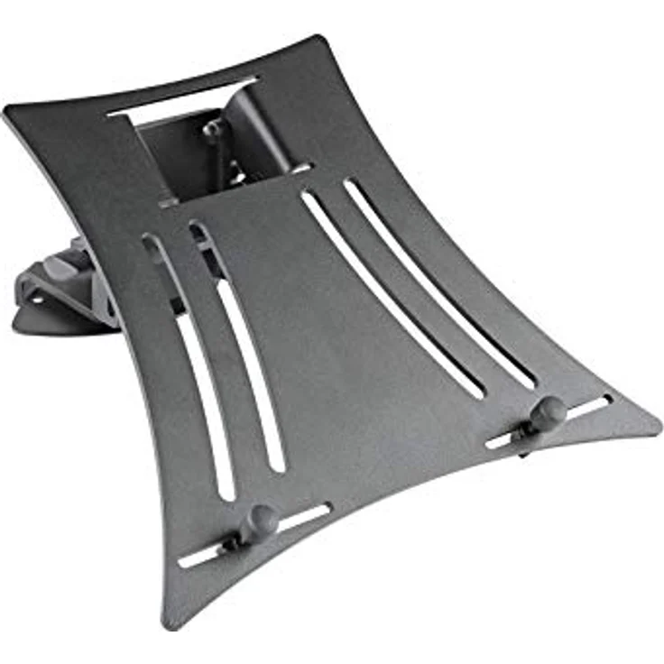K&M 18863 "Spider Pro", Laptopablage mit stufenlos einstellbarer Neigung, Stahlhalterung und geräteschonenden Auflage-Pads, schwarz strukturiert – Bild 1