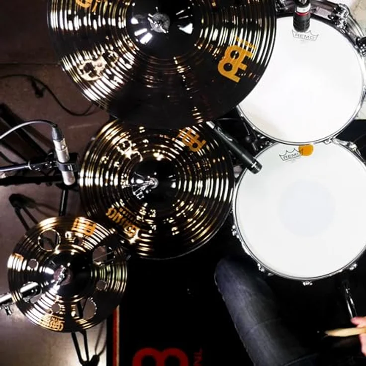 Meinl 10" Classics Custom Dark Trash Splash, explosives Schlagzeugbecken aus B12 Bronze, Natural Finish – Bild 8