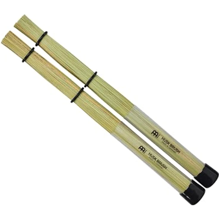 Meinl SB307 Husk Brush, Paar Hot Rods aus Stroh für weichen Sound, Durchmesser 23mm, Länge 377mm, Gewicht 104g, made in Germany – Bild 7