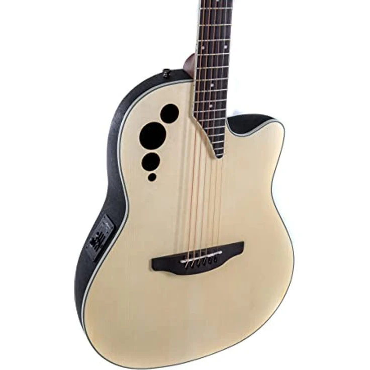 Applause Elite AE44-4S, Westerngitarre mit Cutaway, Fichten-Decke, Lyrachord Boden & Zargen, Natural Satin, aktivem Preamp mit 3-Band EQ – Bild 3