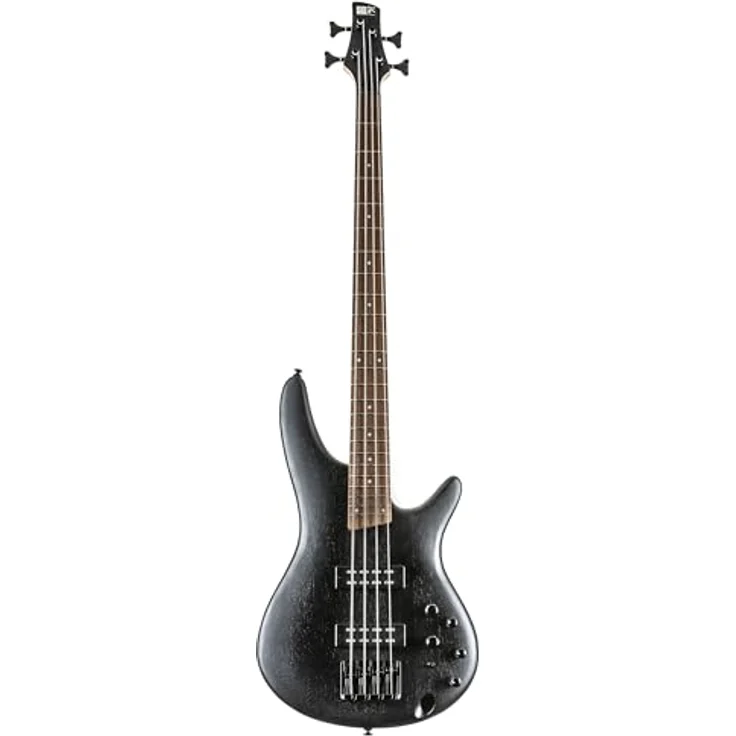 Ibanez SR300EB-WK, 4-saiter E-Bass aus der Soundgear-Serie mit Nyatoh Korpus, 24 Medium Bünden und PowerSpan Dual Coil Tonabnehmer, Wettered Black – Bild 3
