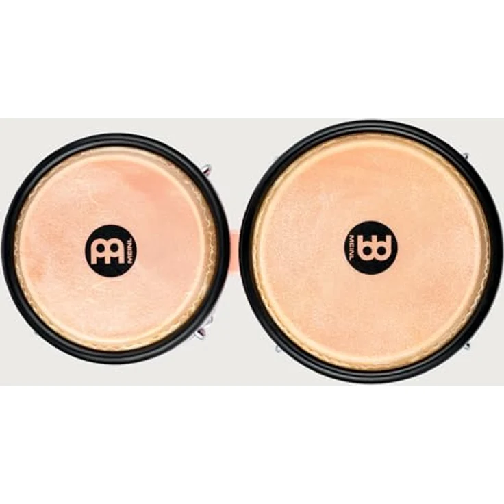 Meinl HB50FP Journey Bongo, 6,5" Macho & 7,5" Hembra, aus ABS Kunststoff, Flamingo Pink, handselektierte Wasserbüffelfelle, inklusive Stimmschlüssel – Bild 7