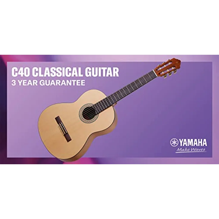 Yamaha CS40 II Konzertgitarre, 3/4 Größe, Fichtendecke, Meranti B&S, Hals Nato, Griffbrett Palisander, 580mm Mensur, 48mm Halsbreite – Bild 5