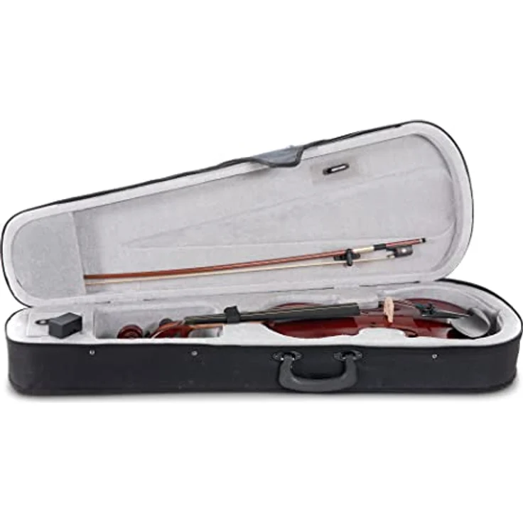 Gewa Pure Violaset HW 39,5cm, mit massiver Fichtendecke und dunkelrotbraunem Lack, inklusive Massaranduba-Bogen und Leicht-Etui – Bild 6