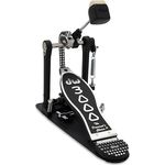 DW 3000A Single Bass Drum Pedal, Doppelkette, Aluminium Pedalplatte, Kugelgelagerte Federaufhängung, 2-Wege Beater, inkl. Stimmschlüssel
