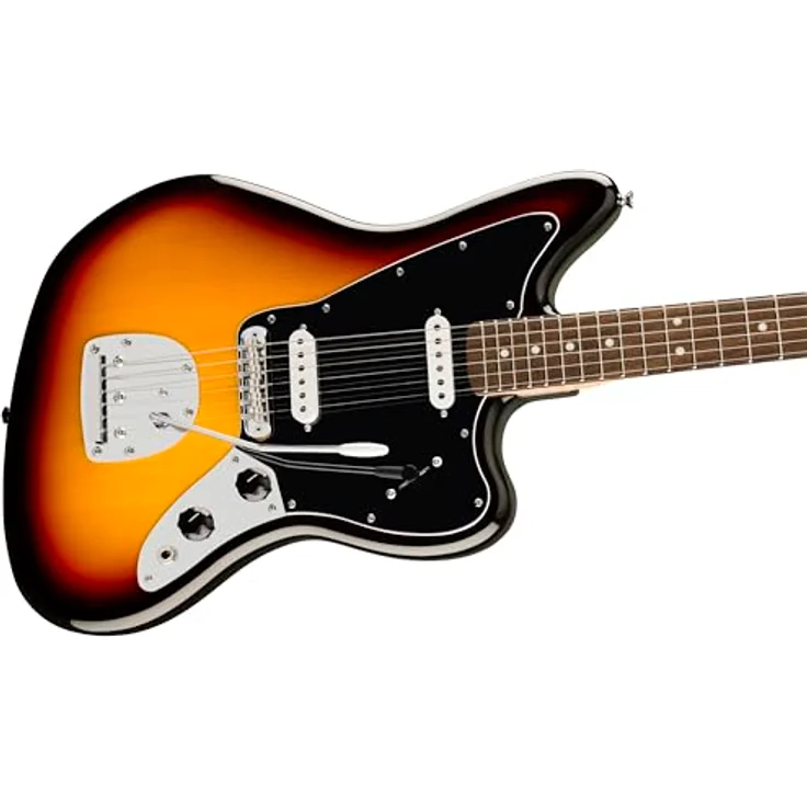 Fender Squier Affinity Jaguar LRL, E-Gitarre in 3-Color Sunburst mit klassischem Design – Bild 3