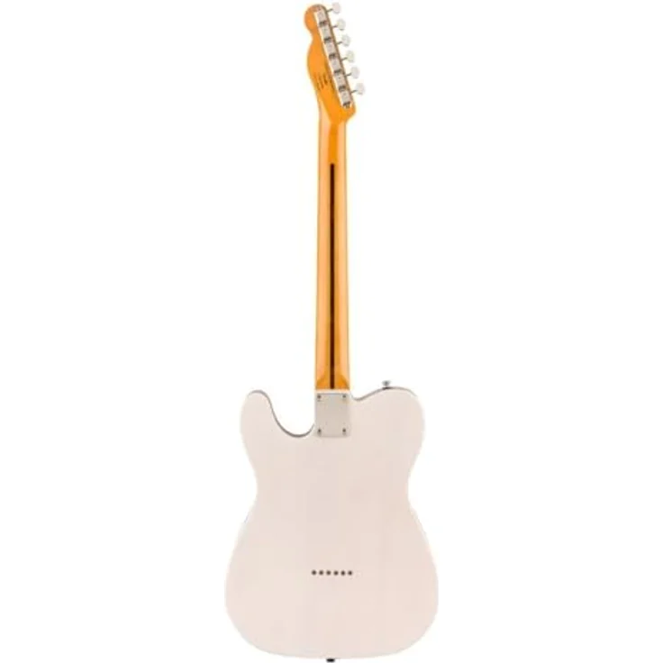 Fender Squier Classic Vibe 50er Telecaster E-Gitarre, Weißblond, Ahorn-Griffbrett, 2 Jahre Garantie, Vintage-Tönung, Alnico-Tonabnehmer – Bild 2