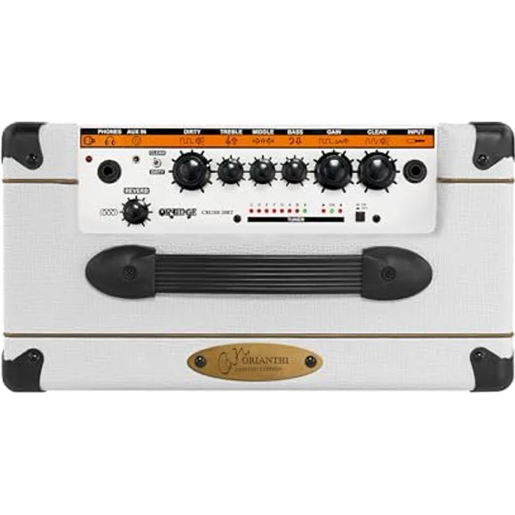 Orange Crush 20 RT Orianthi, E-Gitarren-Combo mit 20 Watt, 8 Zoll Lautsprecher, digitalem Hall, chromatischem Stimmgerät, weiß – Bild 8