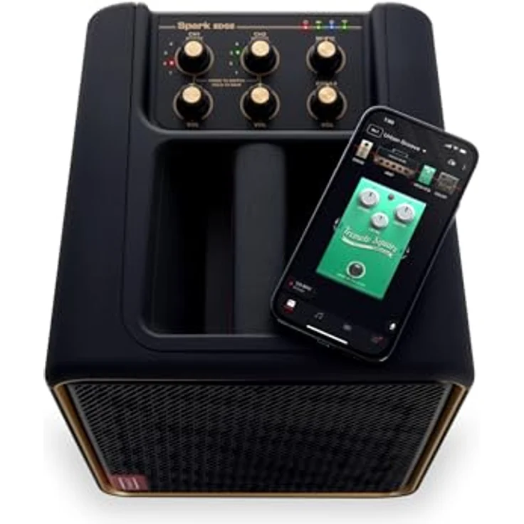 Positive Grid Spark EDGE, tragbares Smart Gitarrenamp- und PA-System mit 4 Kanälen, 65 Watt Leistung, Looper und KI-Features – Bild 4