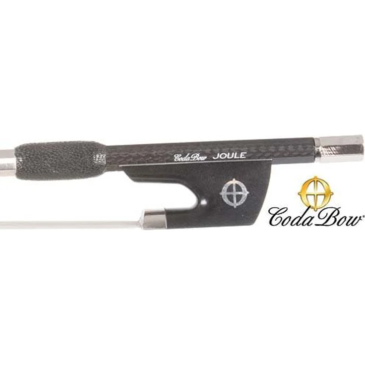 CodaBow Joule Violin Bow, kraftvoller Geigenbogen mit Kevlar-Kern, Graphitfaserummantelung, schwarzem Xebony® Frosch und Naturhaarbehaarung – Bild 2