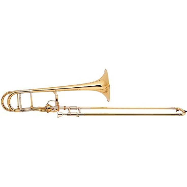 Bach LT 42AF Bb/F-Tenorposaune mit Axial Quartventil, Open-Wrap Bauweise und Neusilber Lightweightzug, klar lackiert, inkl. Bach 6-1/2A Mundstück und Deluxe Holzkoffer – Bild 2