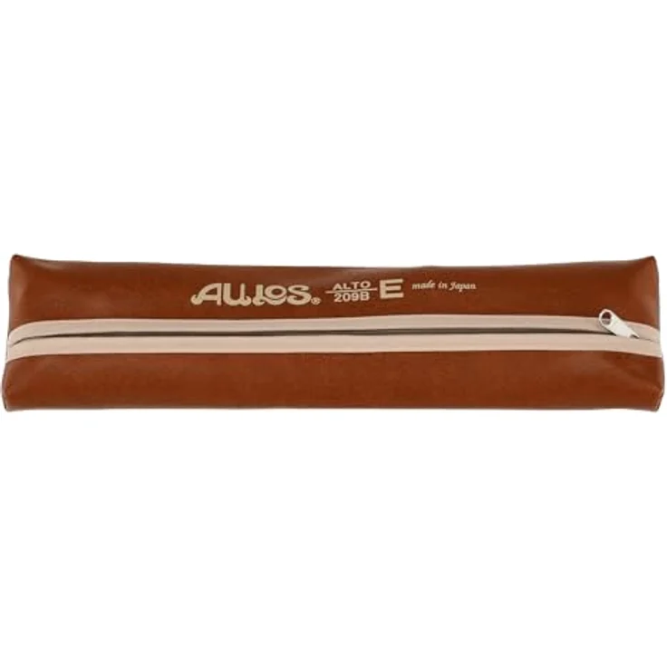 Aulos 209B Robin, Alto Recorder mit barocker Griffweise, Doppelloch und gebogenem Windkanal, dunkelbraun, inkl. Tasche und abnehmbarer Daumenstütze – Bild 7