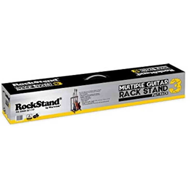 Rockstand RS20880, Gitarrenständer für 3 Instrumente, Maße ca. 48x73,5x42,5 cm, nicht für Nitrolack-Gitarren geeignet – Bild 1